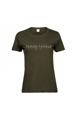 Dames - Femme Fatale Shirt  Groen